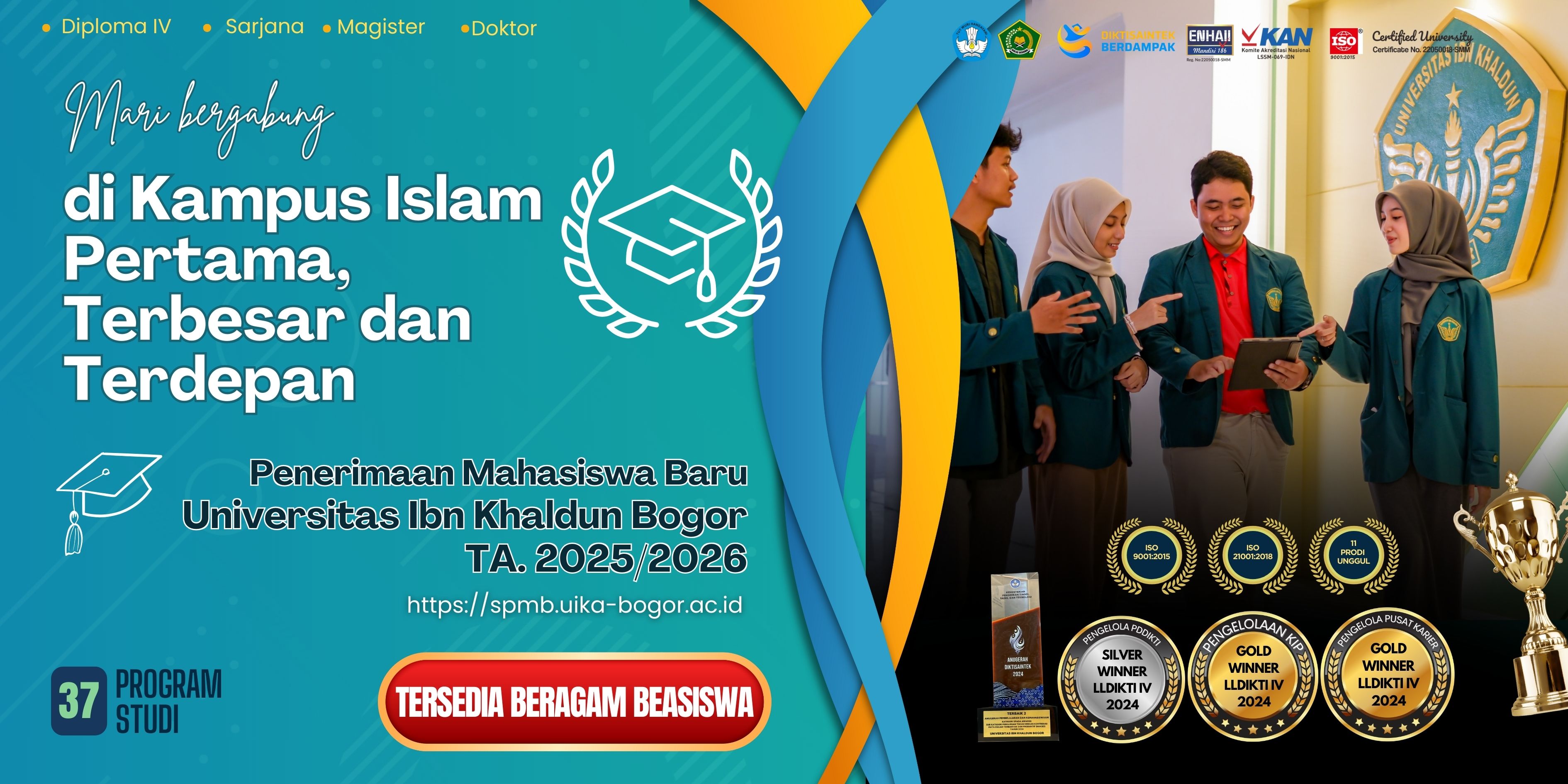 Pendaftaran Mahasiswa Baru dibuka
